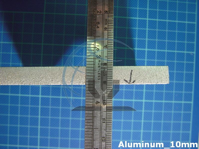 Aluminum Cutting Sample (Gas A)